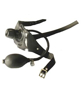 Rubber Penis Gag with Airway