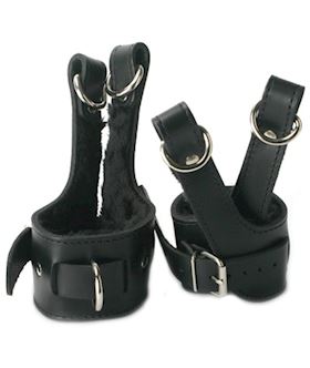 Strict Leather Fleece Lined Suspension Cuffs