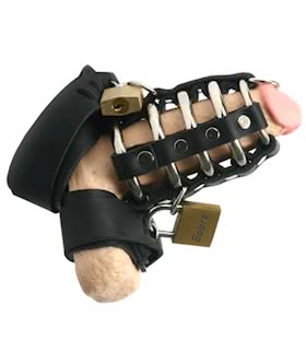 Strict Leather Gates of Hell Chastity Device