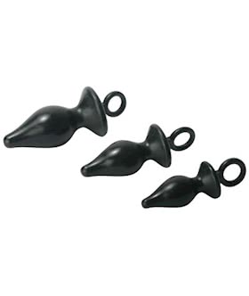 Trinity Vibes Silicone Butt Plug Kit
