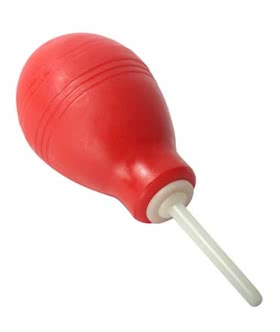 CleanStream Enema Bulb Red