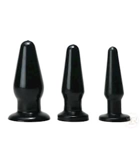 Trinity Silicone Butt Plug Kit