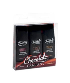 Chocolate Fantasy Body Topping Sampler 3Pack 37ml
