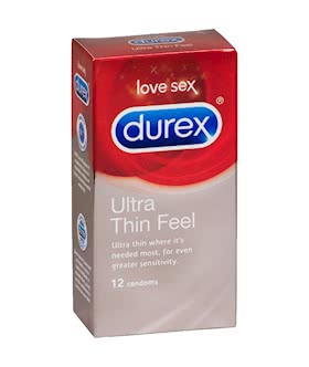 Durex Ultra Thin Feel Condoms 12pk