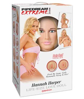 Pipedream Extreme Dollz Hannah Harper LifeSize Love Doll