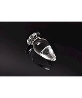 Anal Warm Up Glass Buttplug