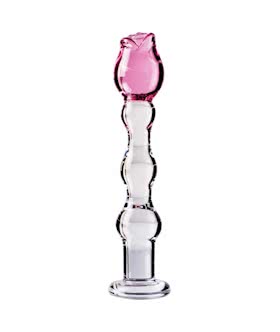 Rosebud Glass Wand