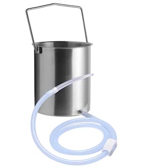 CleanStream Premium Enema Bucket Kit with Silicone Hose
