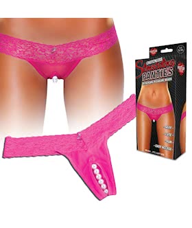 Clitoral Stimulating Thong With Beads