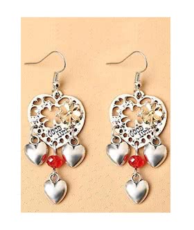 Good Luck Muti Sweethearts Hook Earrings