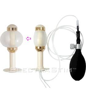 Inflatable Radial Contact Dildo