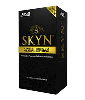 Ansell Lifestyles Skyn Non Latex Condoms 20 pk
