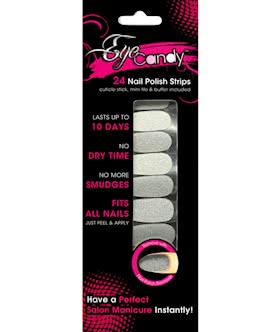 Silver Glitter Nail Foil