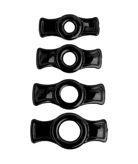 TitanMen Cock Ring Set Black