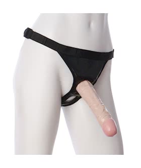 VacULock 8 Inch Classic Dong With Ultra Harness