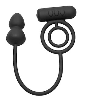 Prostatic Play Voyager I Vibrating Cring and Anal Stim