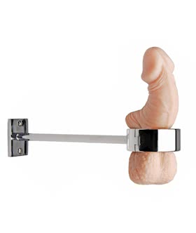 Locking Mounted CBT Scrotum Cuff with Bar