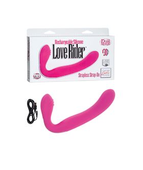 Rechargeable Silicone Love Rider Strapless StrapOn