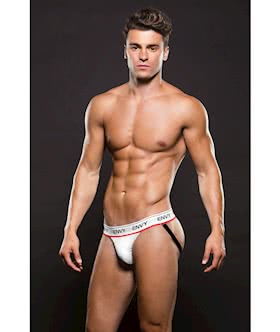 Envy Logo Elastic LowRise Mesh Jock S M