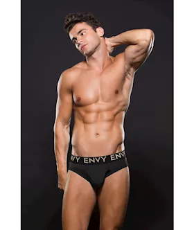 Envy Micro Lowrise Logo Elastic Brief S M