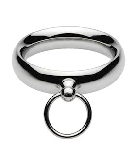 Lead Me Stainless Steel Cock Ring 195 Inch