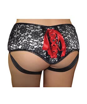 Plus Size Lace Corsette StrapOn