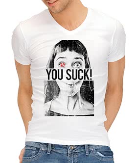 Funny Shirts You Suck L