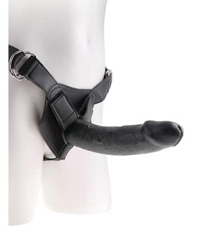 King Cock Strapon Harness w 9 Inch Cock