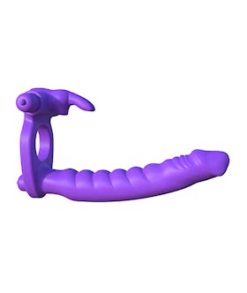 Fantasy CRingz Silicone Double Penetrator Rabbit