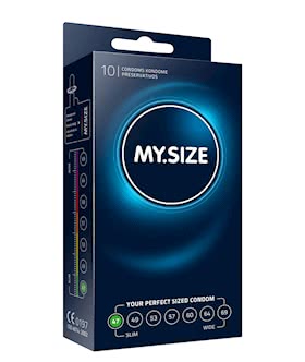 My Size Natural Latex Condom 47 Width 10 pcs