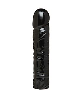 VacULock CodeBlack 8 Inch Classic Dildo
