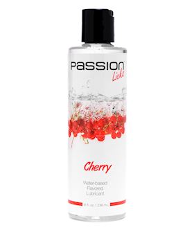 Passion Licks Cherry Water Based Flavored Lube 8 oz