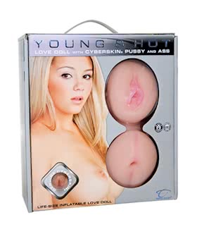 Young and Hot Inflatable Love Doll with CyberSkin Pussy and Ass