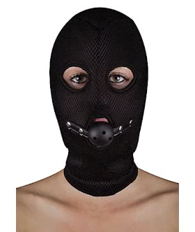 Extreme Mesh Balaclavea with Open Ball Gag