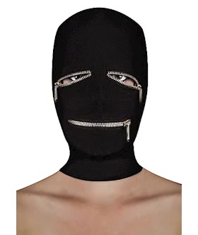 Extreme Zipper Mask with Eye and Mouth Zipper