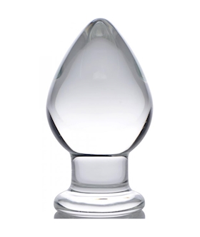Molten Wide Glass Butt Plug