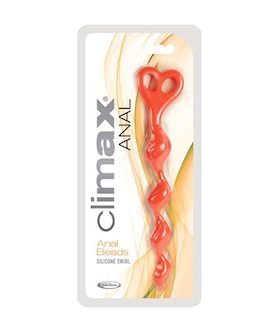Climax Anal Silicone Swirl Anal Beads