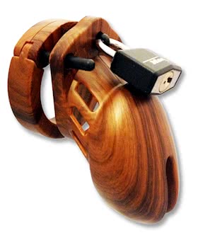 CB6000S Wood Chastity Device 25