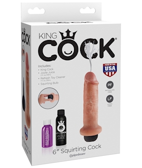 King Cock 6 Inch Squirting Cock