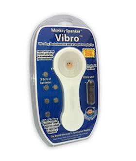 Monkey Spanker Vibro White