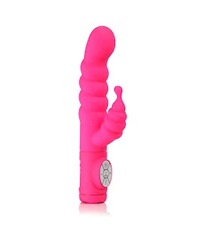 Swirl Vibrator with Clit Stem