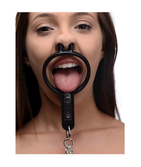 Degraded Mouth Spreader with Nipple Clamps