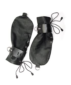 Leather Bondage Mittens