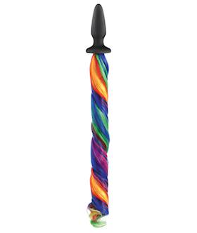 Unicorn Tails Rainbow Plug