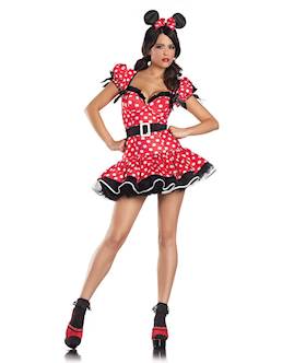3 Piece Flirty Mouse Costume  ML