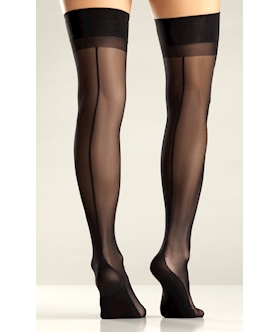 Cuban Heel Thigh Highs