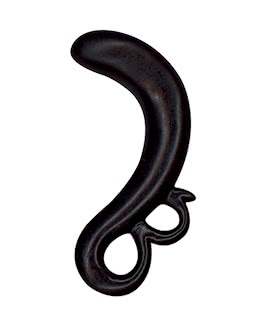 PE Silicone Prostate Stimulator 2 finger holes