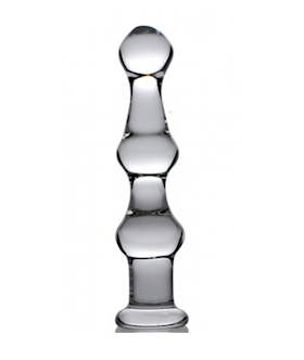 Mammoth 3 Bumps Glass Dildo