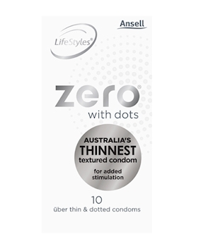 LifeStyles Healthcare Zero w Dots Uber Thin Condoms  10pk