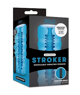 ZOLO Backdoor Squeezable Vibrating Stroker